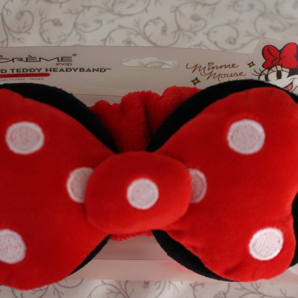 The Creme Shop Minnie Mouse 3D Spa Teddy Headband